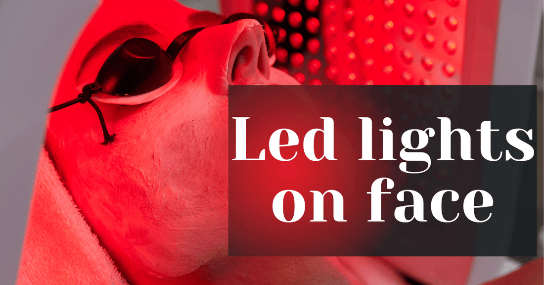 Led lights on face