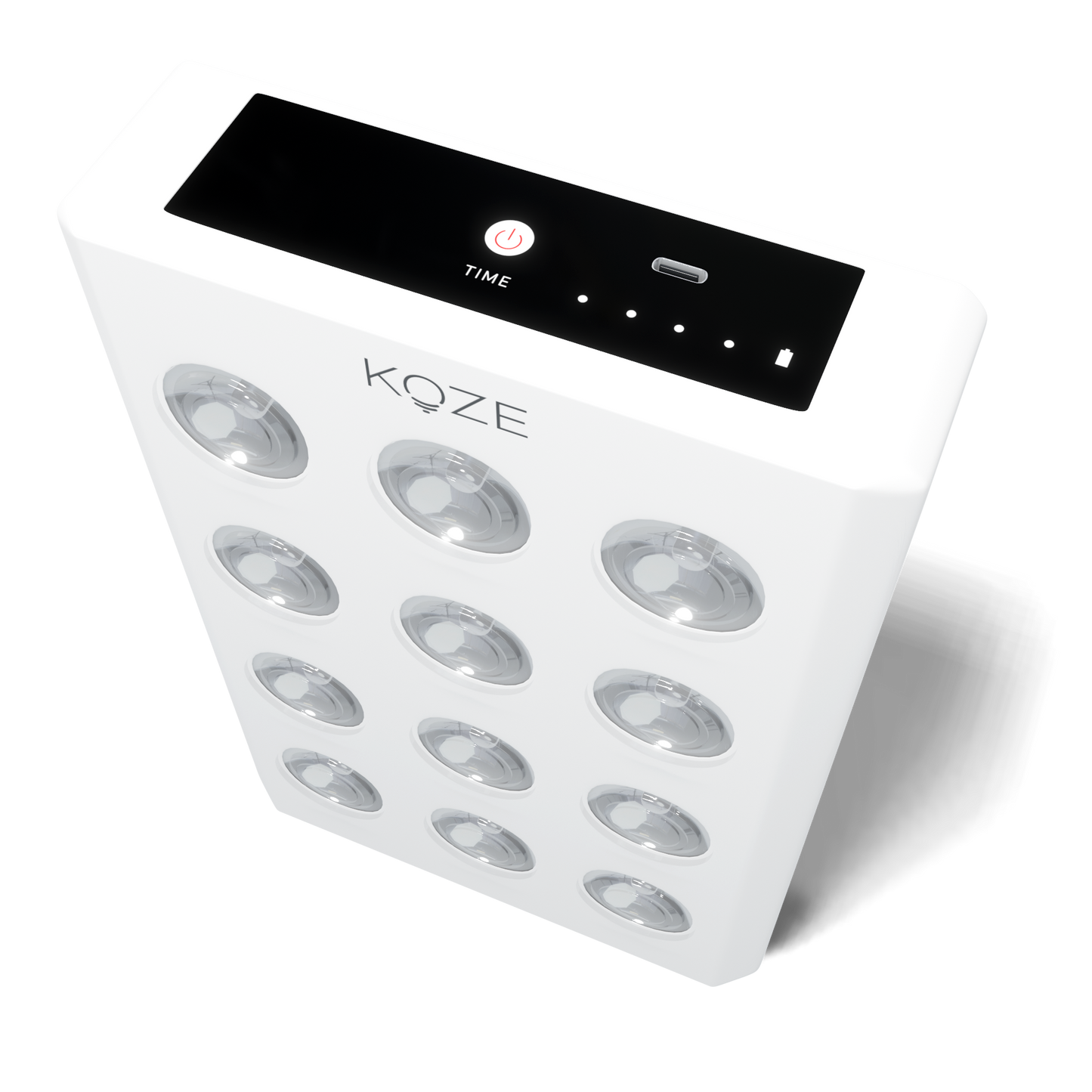 KOZE Mini Red Light Therapy device, highlighting its convenience for skin and health treatment.