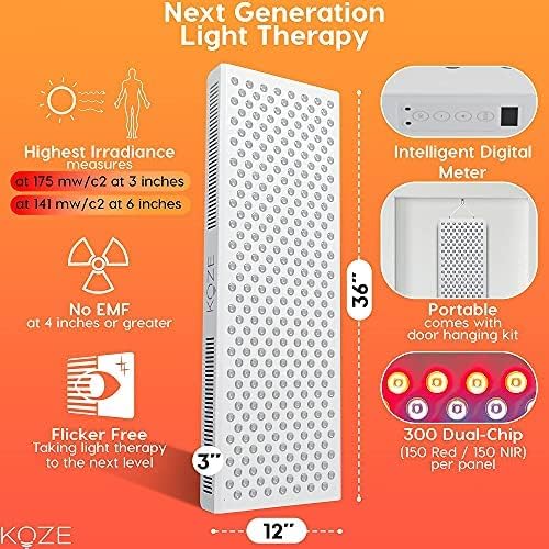 KOZE X Series - 2X (White) - Red Light Therapy Panel KOZE X Series - 2X (White) - Red Light Therapy Panel
